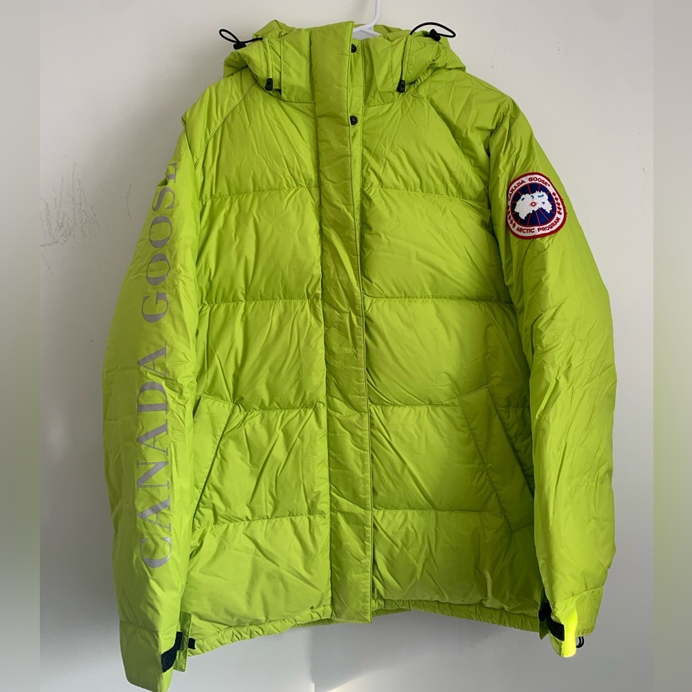 Canada Goose Neon Green Puffer Jacket